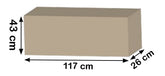 Tobogan pentru copii 120 cm Dohany, Albastru, DO424ALBSTR